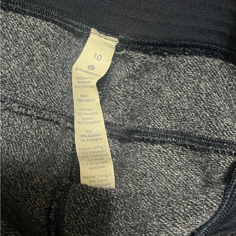lululemon athletica Cool & Collected Heathered Speckled Blue Joggers - Picture 5 of 9